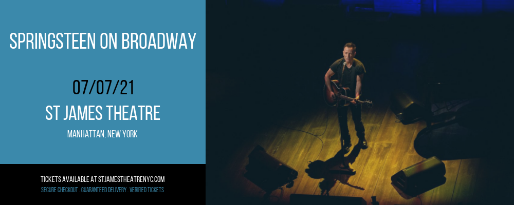 Springsteen on Broadway at St James Theatre