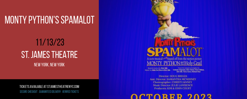 Monty Python's Spamalot at St. James Theatre